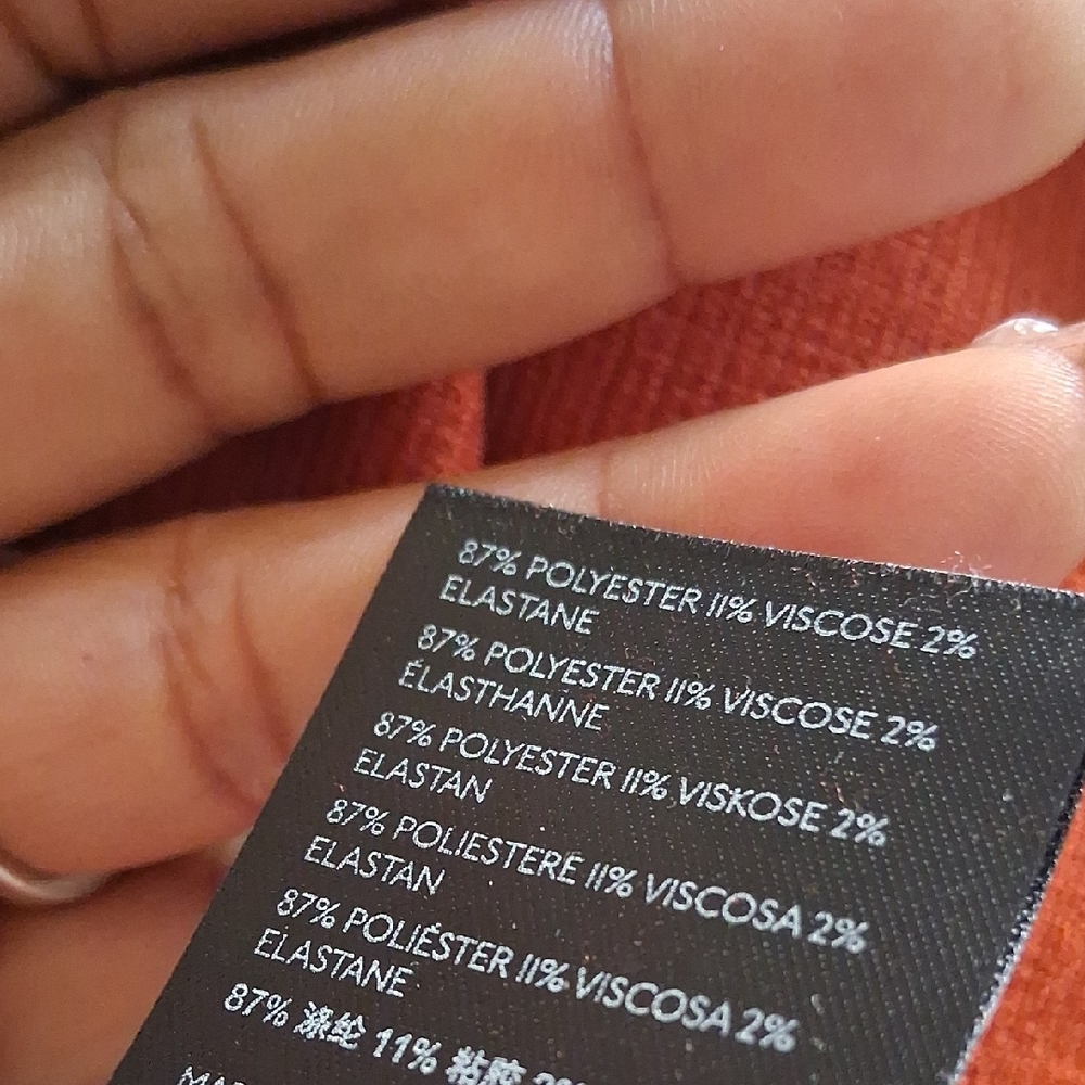 Free People One-Shoulder Rust Orange Ruffle Dress - Picture 8 of 10